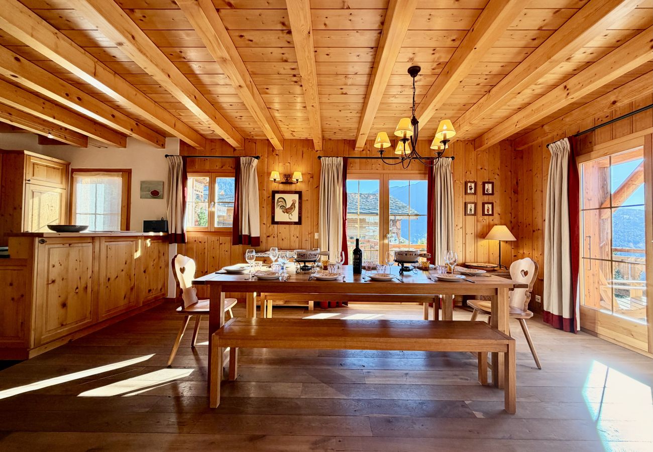 Chalet à Veysonnaz - Chèvre d'Or SAUNA & VIEW chalet 10 pers