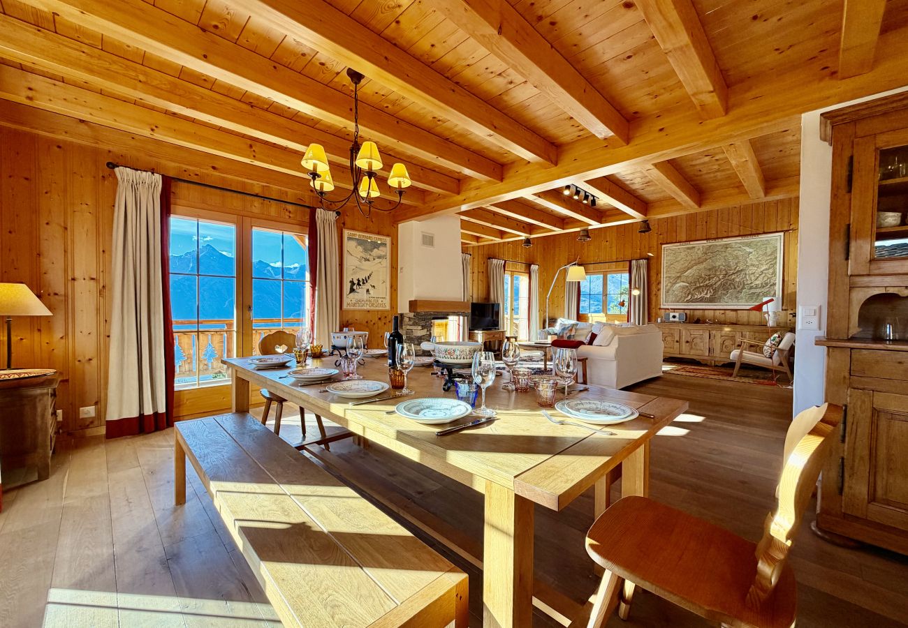 Chalet à Veysonnaz - Chèvre d'Or SAUNA & VIEW chalet 10 pers